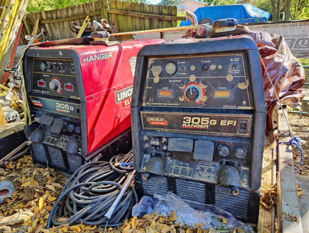 Lincoln Ranger 305G Efi Gas Welder/Generator