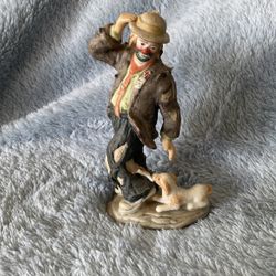 Emmett Kelly’s Miniature Collection- Dog And Hobo