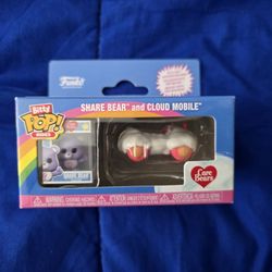 Bitty Pop Care Bear With Cloud Car