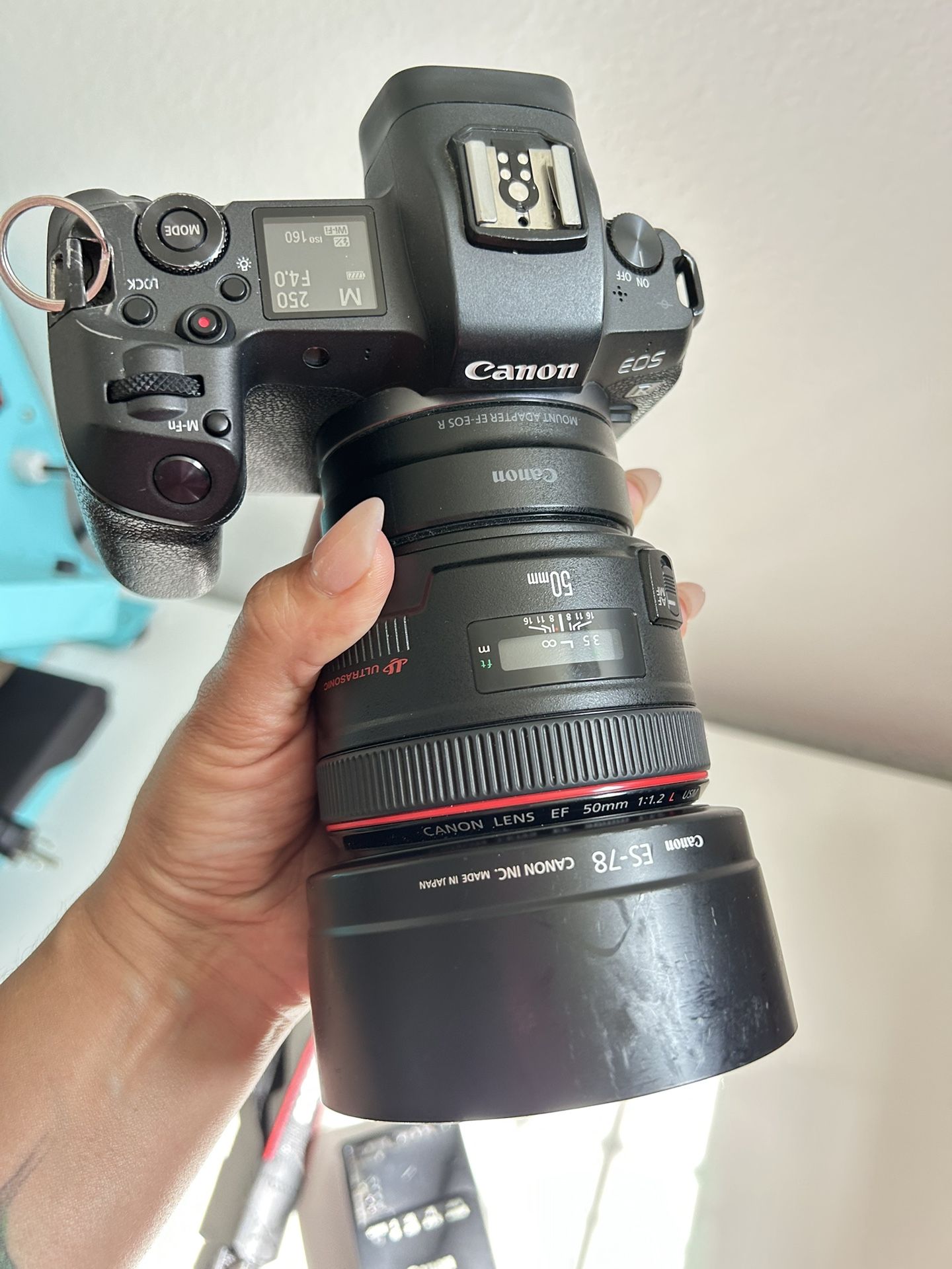 Canon EF  50mm 1.2mm Lens (lens Only And No Adapter Included) 