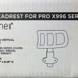 HEADREST FOR PRO X996 SERIES