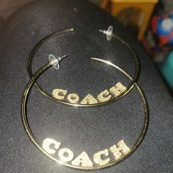 Coach Hoop Earrings 