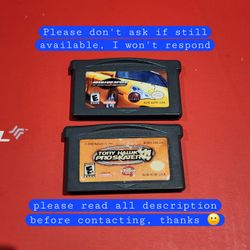 Tony Hawks Pro Skater 4 & Need for Speed Porsche Unleashed GBA Games