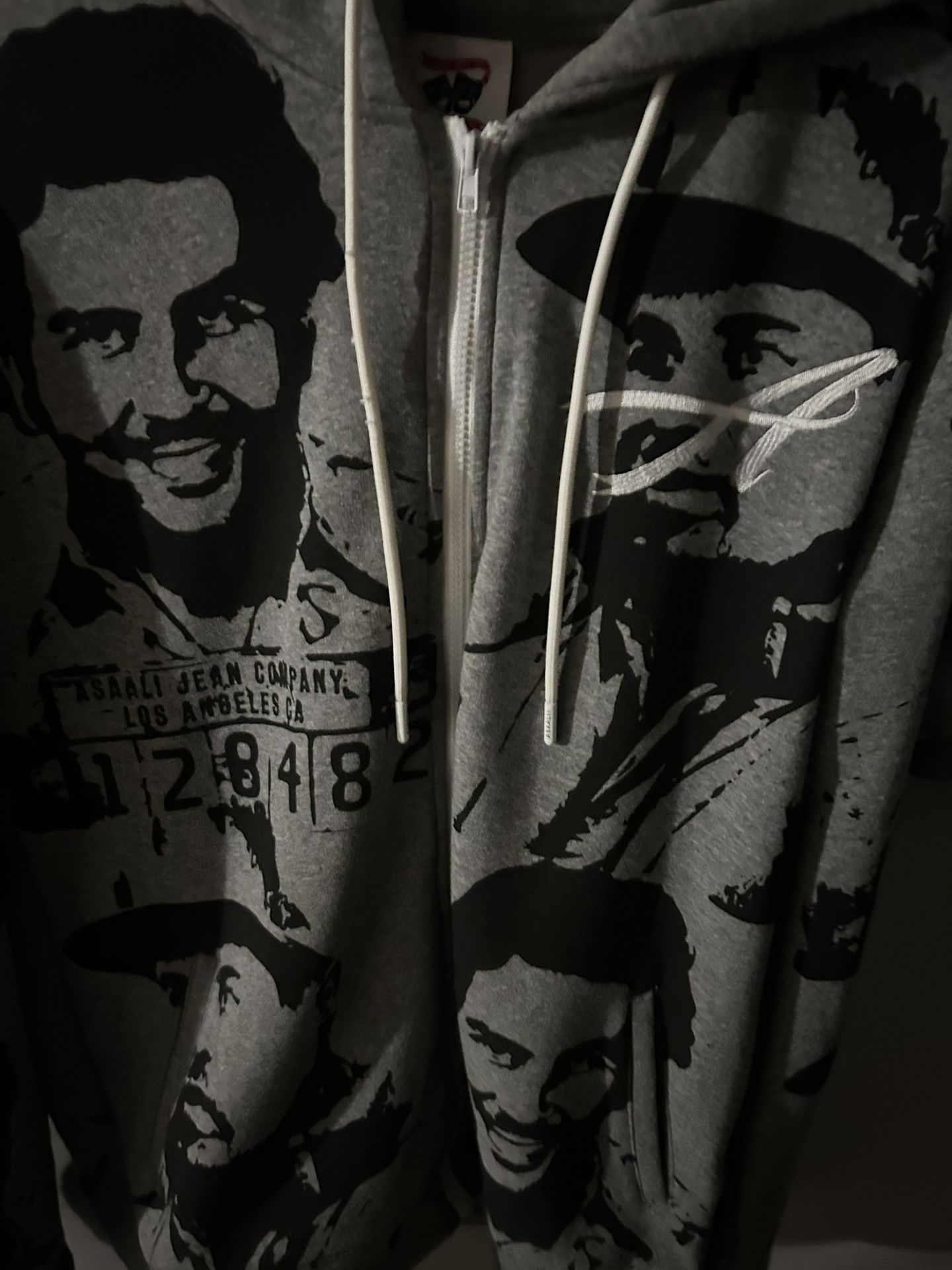 Asaali Zip up Hoodie Grey