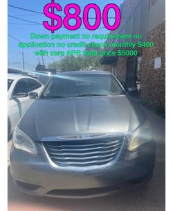 2013 Chrysler 200 no credit application