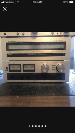 Vintage Kenwood tuner and amp