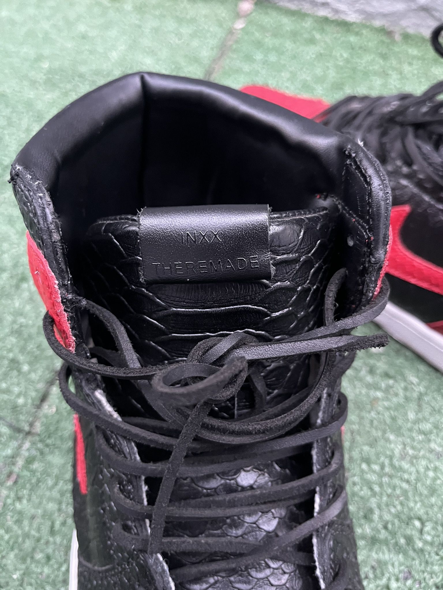Air Jordan 1 “Bred Python” INXX THEREMADE Customs Dr Martens - www.rajagirimanappuram.com main image 3