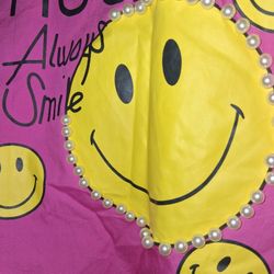 Large Cotton Smiley Topd