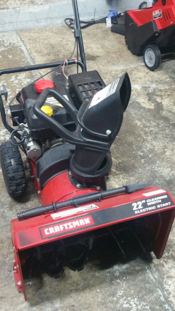 Craftsman 22" snowblower 179cc ohv