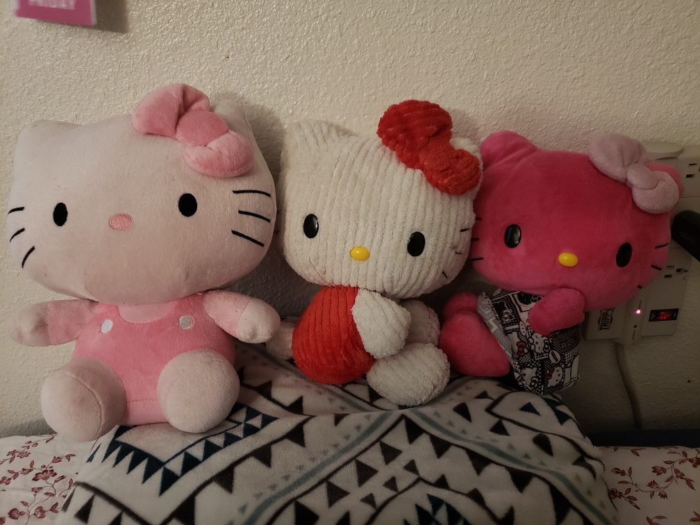 Hello Kitty plush dolls