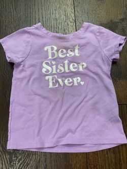 Girls best sister shirt size 18 months by Garanimals #3