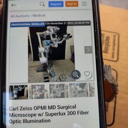 Carl Zeiss  Microscope w/Superlux 300 