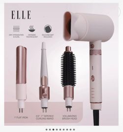 ELLE 4-in-1 Hair Styling Tool Set