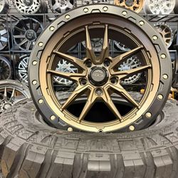 Lock Wheeles Krawler 18" 5x127 Jeep Matte Bronze Black Ring All 4