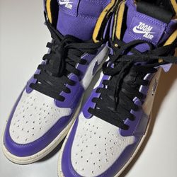 Nike Air Jordan 1 High Zoom Air CMFT "Crater Purple" sneakers with the product code CT0978-501. 