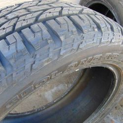 4 Near New LT 285 50 22 Yokohama Geolandar A/T G015 Tires *10PLY* *Load Range E* *Date 2023*