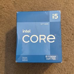 Intel Core i5- 12400F 12th Gen