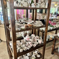 Super Cute Vintage Looking China Set Plates Cups Farmhouse 