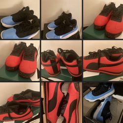 Jordan’s Sz 9 $85 Pumas Sz 9 1/2 $60