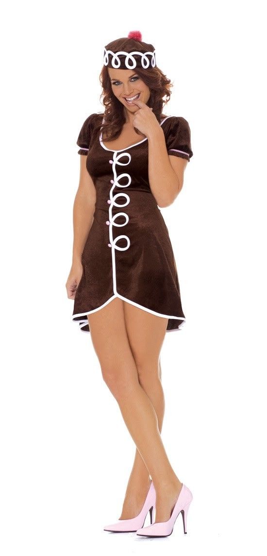 Woman's Cupcake Cutie Costume by Elegant Moments Size L 2 pcs.