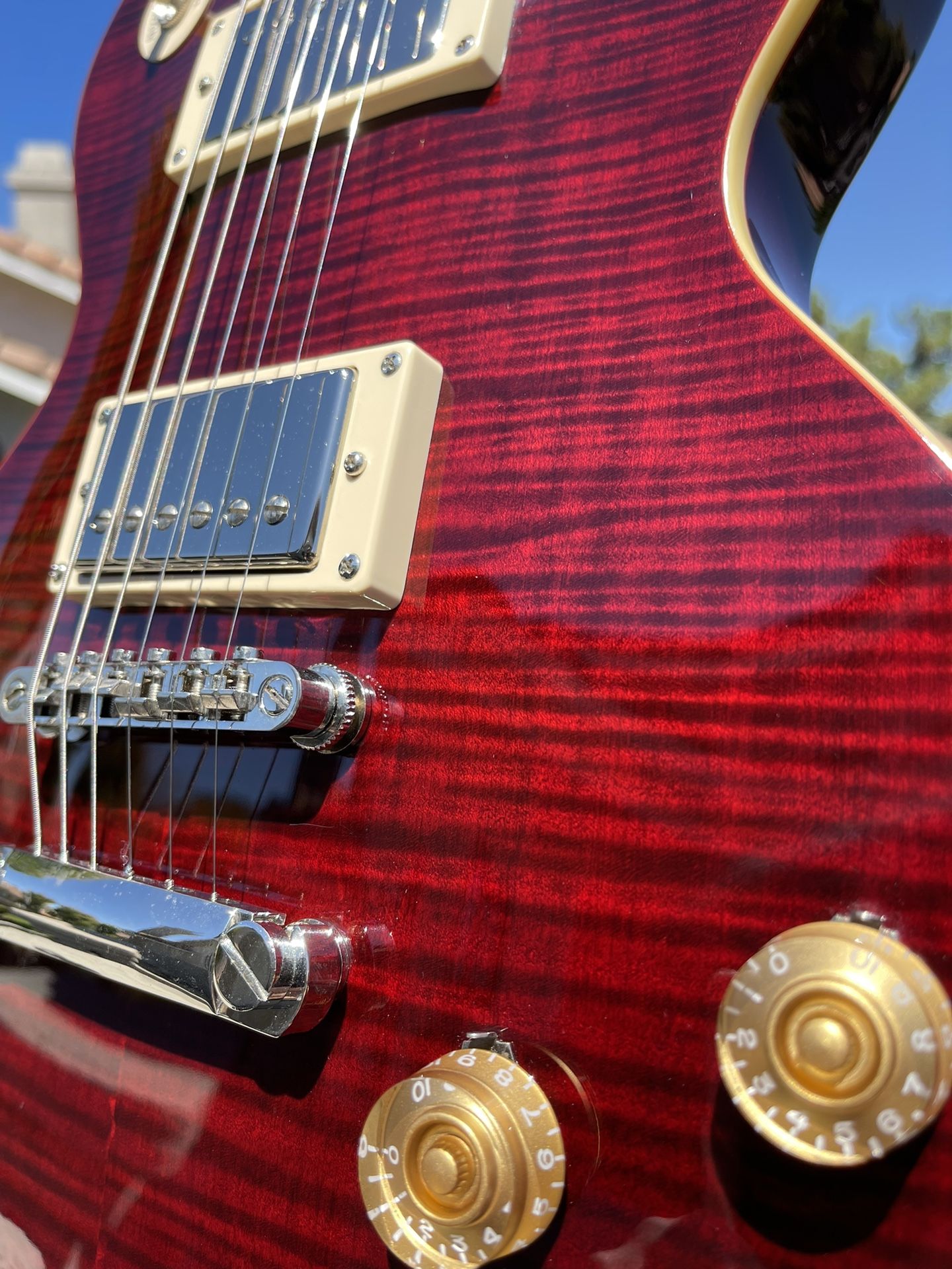 (Sale Pending) Epiphone Les Paul 1960 Tribute Plus Black Cherry