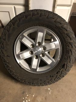 Vendo Llantas Con Rin Para Una GMC