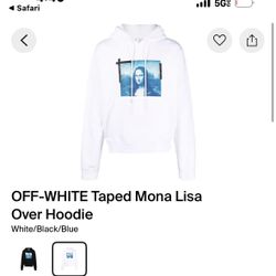Off White Mona Lisa Hoodie