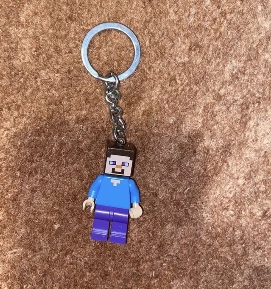 Lego Minecraft Steve Key Chain 853818