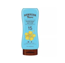 Hawaiian Tropic Everyday Active Sunscreen Lotion, SPF 15 Sunblock, 8 Fl Oz