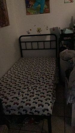 Twin Toddler Metal Bed Frame