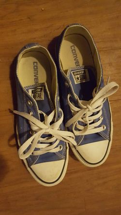 Blue converse