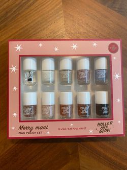 Holler and Glow Merry mani nail polish set