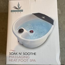 Serenity Home Soak N' Soothe Foot Spa