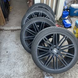 Dodge Charger Rims 22”
