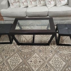 Coffee Table And Stools