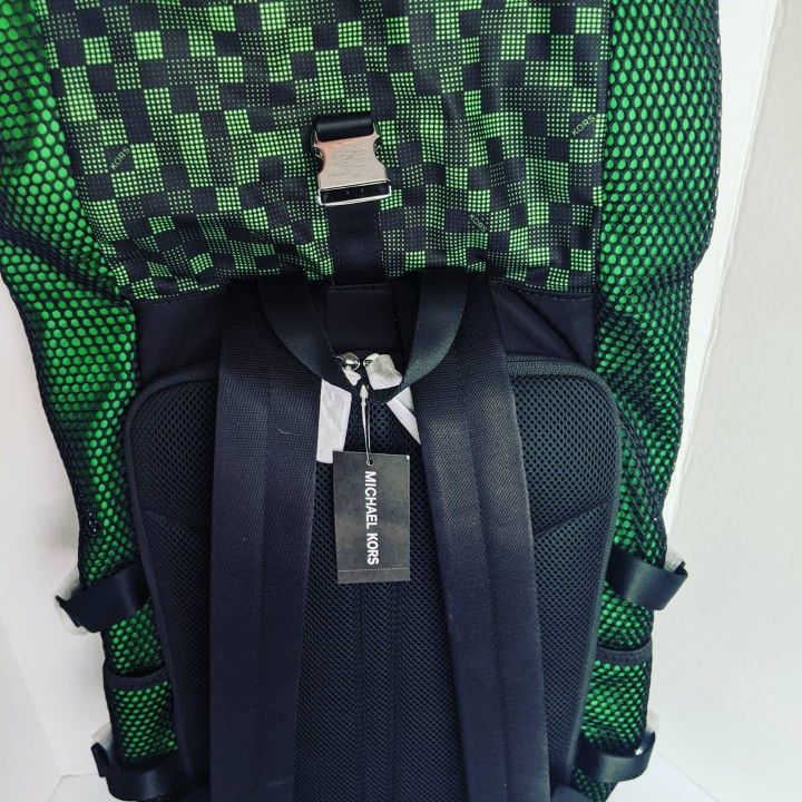 MK Matrix Green Backpack