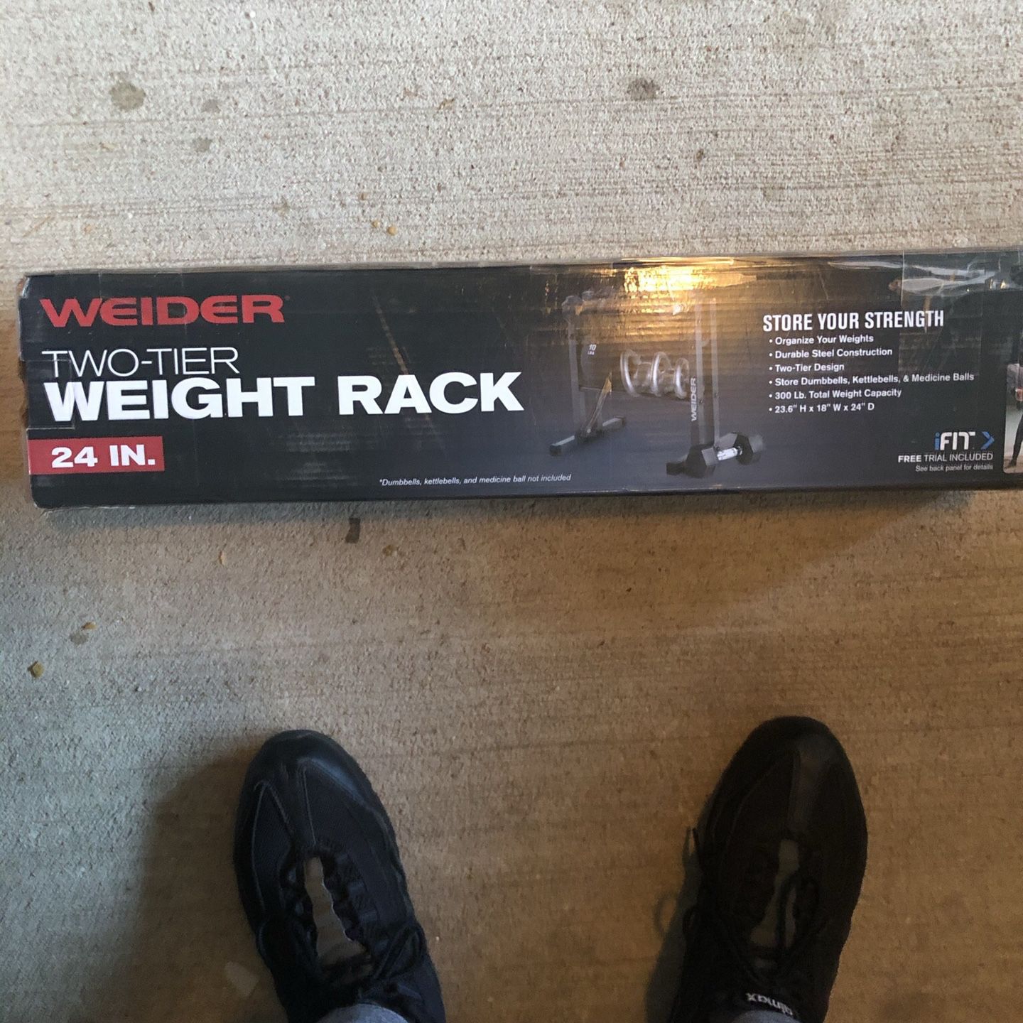 Weider Two-Tier Barbell Weight Rack