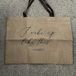 “I Woke Up Like This” Tote Bag