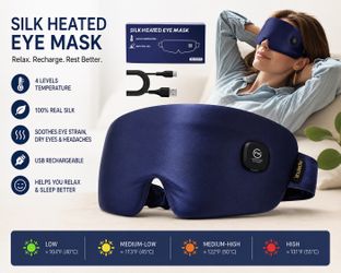 Silk Heated Eye Mask