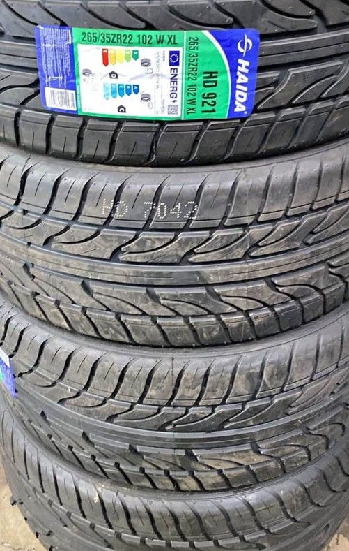 265 35 22 New Tires Available 
