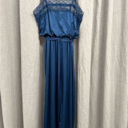 Blue Vtg Slip Dress 