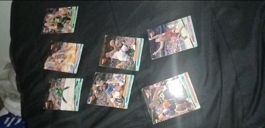 Collectible basketball cards