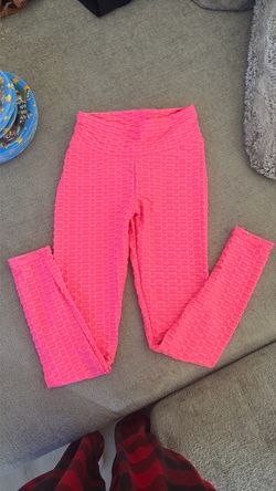 Pink leggings size small