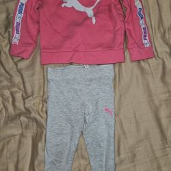 Girl Puma Outfit Size 24M