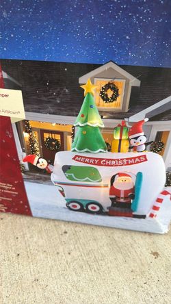 Christmas Glamper Inflatable