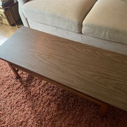 Long Wood MCM Coffee Table 
