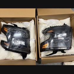 15-20 Chevy Tahoe/Suburban|16-19 Chevy Suburban 3500HD Headlights Faros Calaveras Micas Luces 