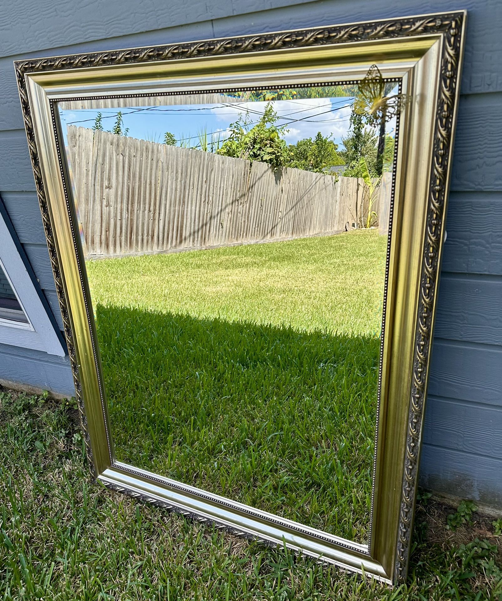 Gold Framed Mirror – 48” x 38.5” – $45