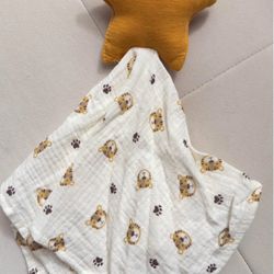 Baby Security Blanket With Star Plush (no hook)