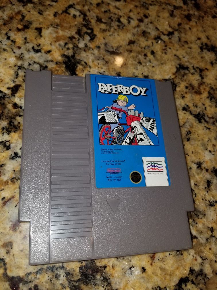 PaperBoy NES Game